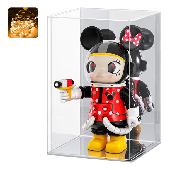 Vitrina de exhibición LASOA 25 × 25 × 36 cm Acrílico con espejo