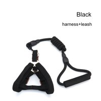 Genérico - Arnés Más Correa Para Perros Mascotas Negro