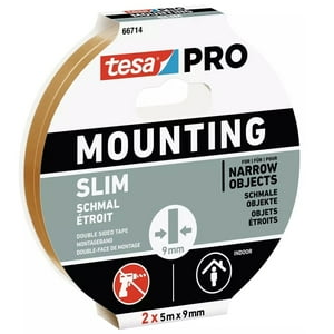 Tesa - Cinta Doble Contacto Slim Pro 2 X 9Mm X 5Mts