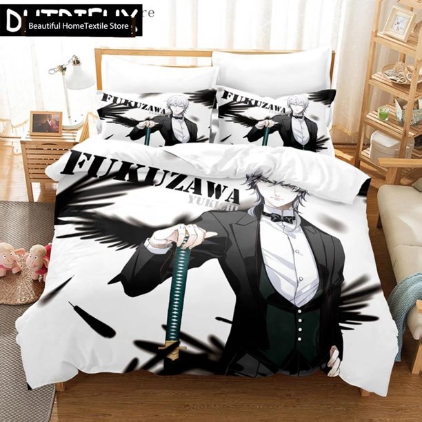 Bungo Stray Dogs Bedding Sets Nakahara Osamu Duvet Cover Queen Pillowcase King Size Decor Home BedclothesBed Sheets
