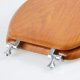 thumbnail image 5 of Asiento de Inodoro Ángel Escudo Duradero con Chapado de Madera Natural, 5 of 7
