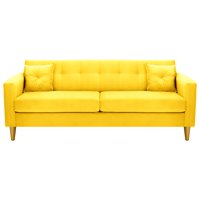 Bodevir - Sofa New Retro 3Cg Felpa 01 Amarillo