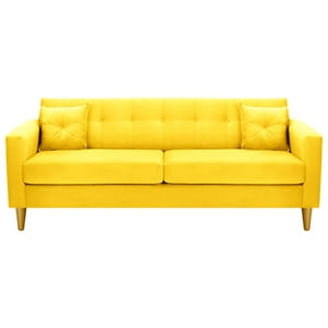 Bodevir - Sofa New Retro 3Cg Felpa 01 Amarillo