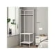 thumbnail image 2 of Perchero Closet Estante Esquinero Organizador Colgador Ropa BLANCO, 2 of 3