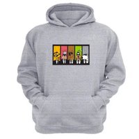 Genérico - Polerón Canguro Perros De La Calle Gris Claro Talla Xl Unisex