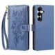 thumbnail image 2 of Funda Billetera Floral en Relieve samsung galaxy S26 FE con Tarjetero y Cremallera Azul, 2 of 6