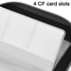 thumbnail image 4 of Estuche para tarjetas de memoria: admite tarjetas SD y CF, 22 ranuras para tarjetas (4 grandes y 18 pequeñas). Soporte con 22 ranuras. Incluye paño de limpieza de microfibra., 4 of 8