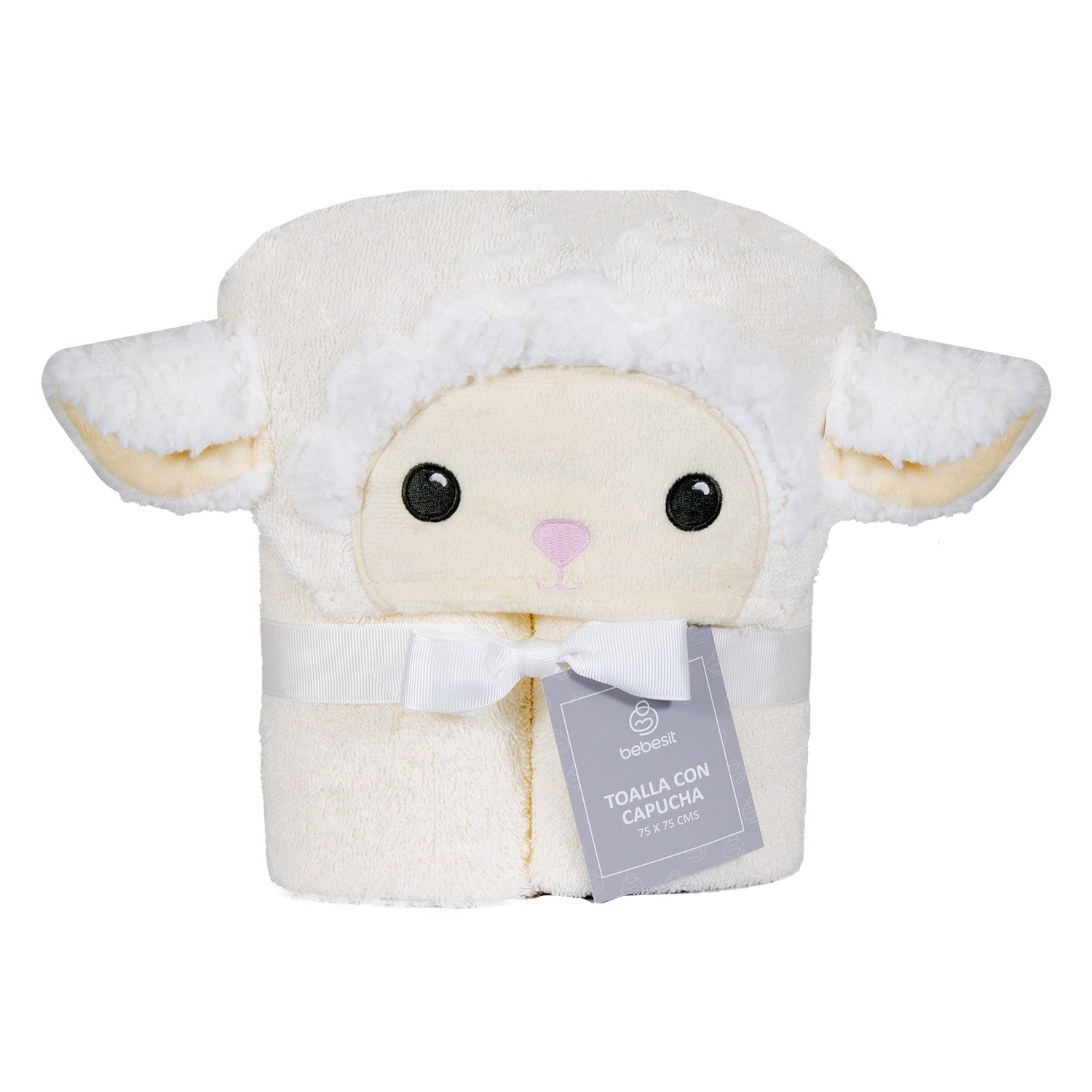 Toalla Capucha Oveja Bebesit
