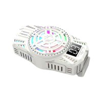 Magideal - Ventilador De Refrigeración Del Teléfono Radiador Refrigeración Rápida Semiconductor Portátil Enfriador Del Teléfono Disipador De Calor Ventilador Del , Blanco
