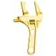 thumbnail image 3 of Herramienta de reparación de llave ajustable, llave para tubos de plomería, ligera, llave de plomero, llave de baño para desmontaje de tuercas de baño Dorado, 3 of 5