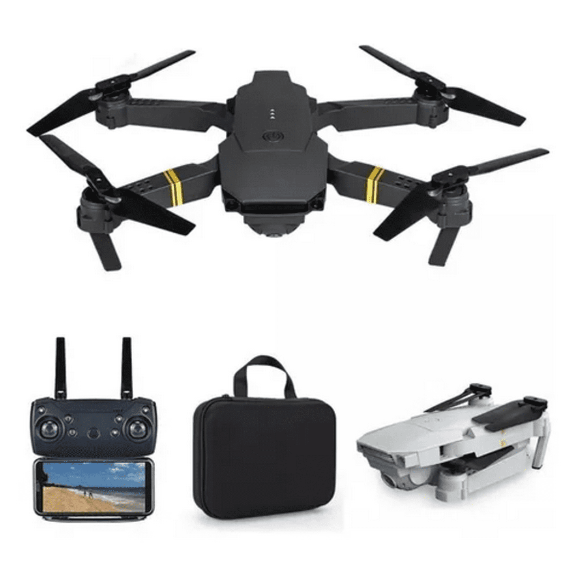 Genérico - Drone Cámara Full Hd Wifi Plegable Recargable