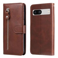 Gangxun - Funda Con Cremallera Para Google Pixel 7A , Carcasa Cartera De Cuero Pu Con Soporte Y Tarjetero