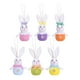 thumbnail image 2 of Juego De 6 Adornos Colgantes De Conejito De Pascua, Gnomos De Conejito De Peluche Para Decoración Del Hogar Y árbol, 2 of 3