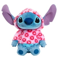Peluche Disney Stitch, Tamaño Grande, 33 Cm, Con Capucha Y Corazón De San Valentín