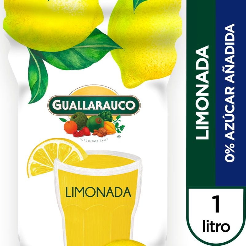 Jugo Néctar Limonada 0% Azúcar Añadida Botella 1 L Guallarauco