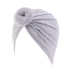 thumbnail image 2 of Donut Head Wrap Diadema Algodón Resistente Al Viento Para Niñas Niños Invierno Verano Gris, 2 of 5