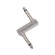 thumbnail image 1 of conector de la biela del pedal de la guitarra acoplador del pedal del gato de la compensación de 1/4 pulgadas color del níquel, 1 of 5