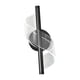 thumbnail image 4 of Aplique de pared, accesorio de iluminación LED de lujo, 12W, acrílico, espiral, LED, apliques de aluminio, lámpara de pared para interior, balcón, pas Negro, 4 of 5