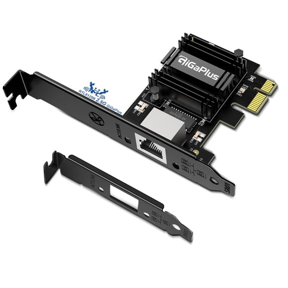 Tarjeta de red GigaPlus 2.5Gb PCIe con Realtek RTL8125B