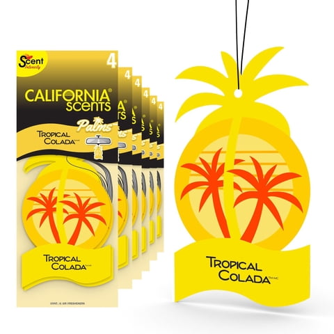 Ambientador California Scents Palms Paper Tropical Colada