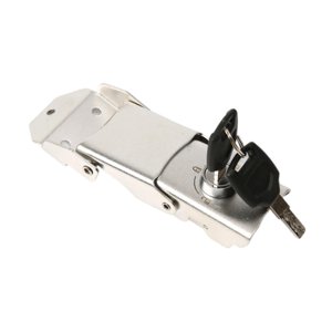 Magideal - Cerradura Para Maletero Trasero De Motocicleta, Accesorios De Acero Inoxidable, Fácil De Instalar, Reparar, Resistente, Reemplazo De Cerradura De Caja