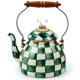 thumbnail image 1 of Hervidor para Estufa MACKENZIE-CHILDS Diseño Cuadro Esmeralda 2 Qt, 1 of 6