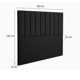 thumbnail image 1 of Respaldo 1 Plaza Negro /Lino Premium | Estilo Elegante, 1 of 3