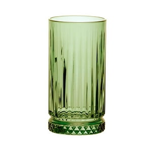 Pasabahce - Set De 4 Vasos Refresco Alto 435 Cc Verde Linea Elysia