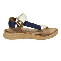 Megabazar Spa - Sandalias Bajas De Mujer Ajustables Tgh03 Azul