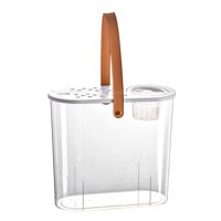 Magideal - Macetero Acuapónico, Sistema De Crecimiento De Plantas De Acuario, Decoración De Maceta, Acuario Betta Para Jardín Interior, Escritorio, Hogar, Sala D Hidroponia