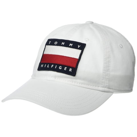 Gorra De Béisbol Tommy Hilfiger Cotton Tony Para Hombre, Color Blanco