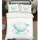thumbnail image 1 of Juego de Ropa de Cama 3D Milsleep Ballena y Medusas 3 Piezas, 1 of 3