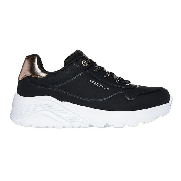 ZAPATILLAS URBANAS SKECHERS UNO LITE INFANTIL | 310384L-BLK - Talla 34