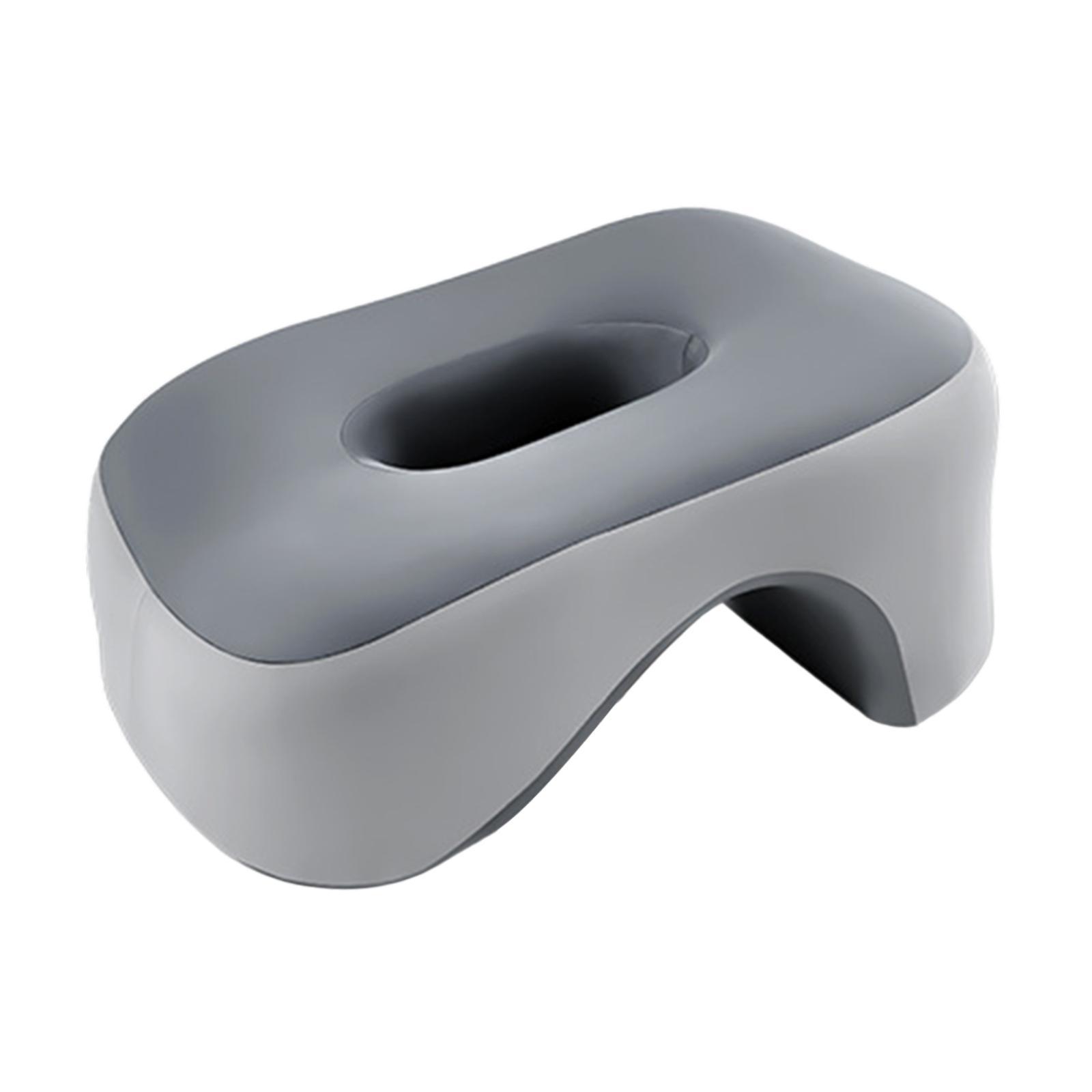 Magideal - Almohada Para Descansar La Siesta En La Oficina, Almohada Para Dormir Boca Abajo, Almohada Para Escritorio, Almohada De Espuma Viscoelástica, Almohada Gris Claro Y Oscuro