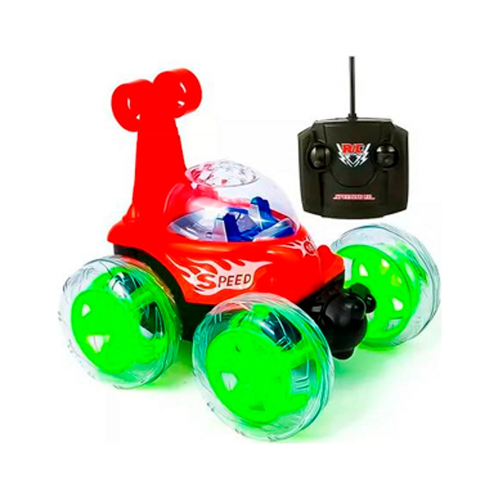 Genérico - Auto Control Remoto Crazy Car Luces Sonido Niños Rgb Rojo