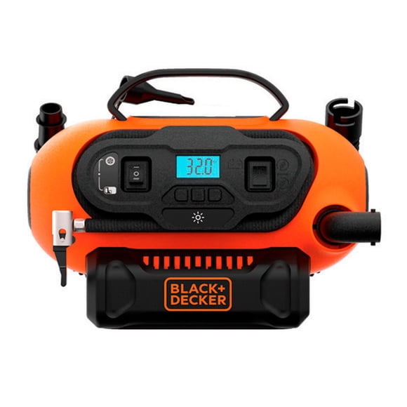 Inflador Multipropósito Inalámbrico BDINF20-B2C 20V