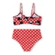 thumbnail image 2 of Traje De Baño Minnie Mouse De 2 Piezas Para Niñas De 3 A 13 Años Rojo, 2 of 5