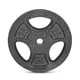 thumbnail image 1 of Discos de peso CAP Barbell estándar de 1 pulgada de agarre, 11.3 kg, negro, 1 of 8