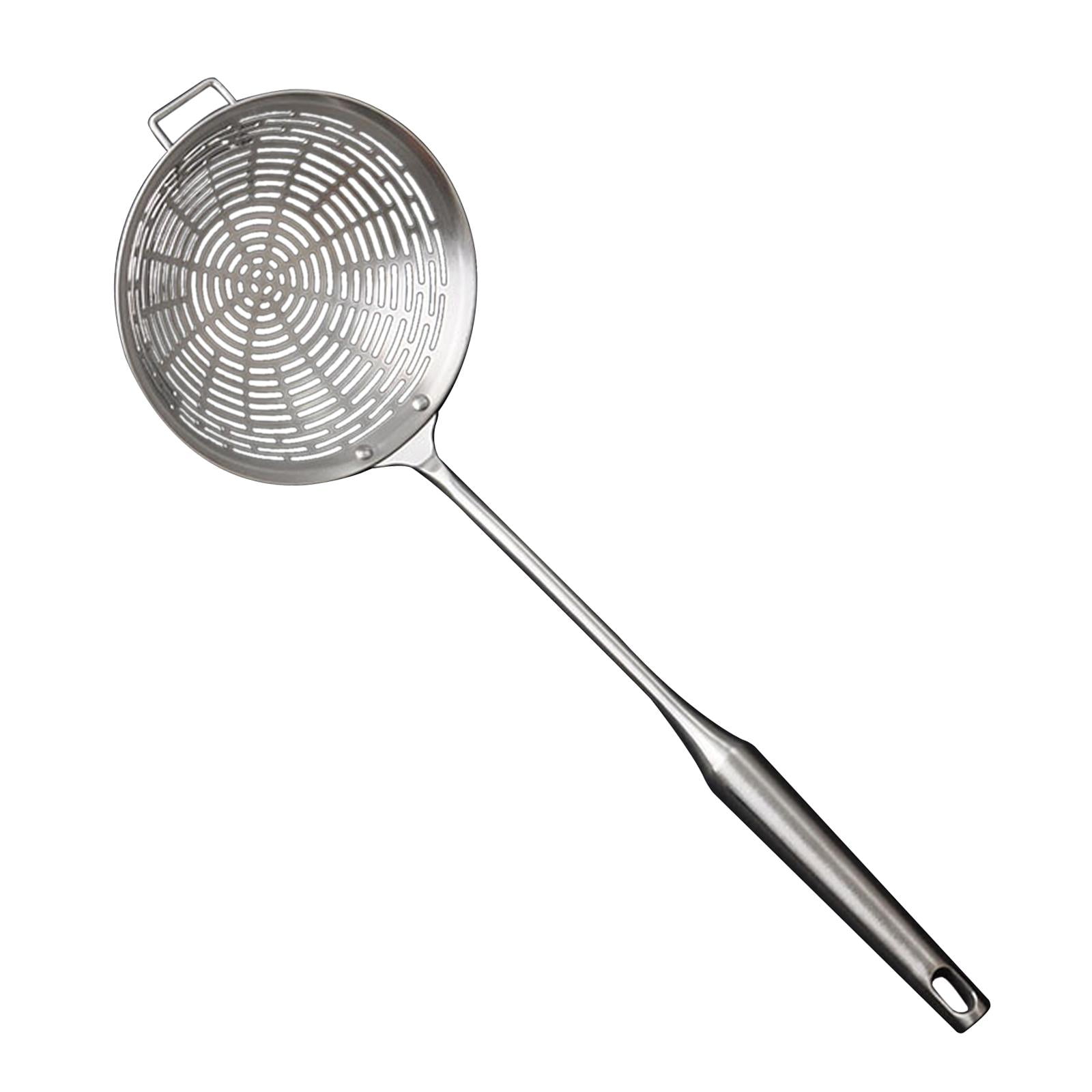 Magideal - Colador De Araña, Colador De Pasta, Colador De Malla, Colador De Alimentos, Colador De Pasta, Cuchara, Espagueti, Escurridor Para Freír Patatas Fritas Diámetro 14cm