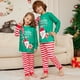 thumbnail image 3 of Pijamas navideños familiares de moda, camisetas y pantalones de manga larga para papá, mamá y niños, conjunto de pijamas a juego con estampado de alce y nieve (niños), 3 of 5