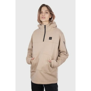 Polerón Oversize Walking Patrol Beige Mujer Falcone