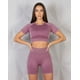 thumbnail image 3 of Conjunto Deportivo Mujer Short Push Up y Top Manga Corta, 3 of 3