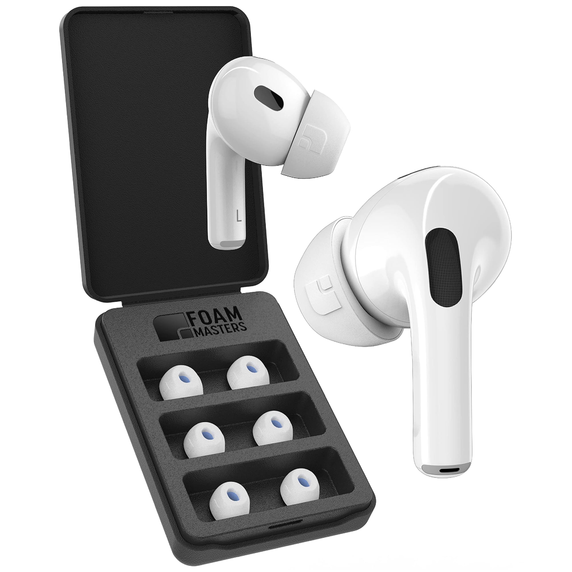 Autoline Pro - Almohadillas Viscoelásticas Foam Masters Para Airpods Pro De Primera Y Segunda Generación