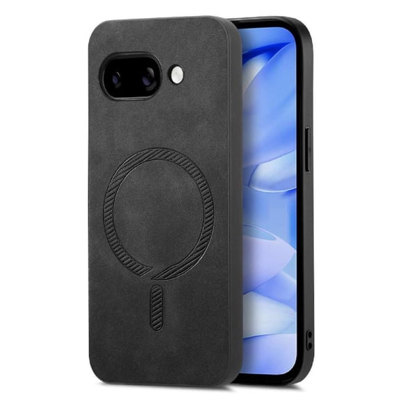 Magnetic Slim Case for Google Pixel 9A with Camera Guard & Anti-Scratch Back Black