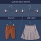 thumbnail image 3 of Perchas para pantalones HWAJAN, 20 unidades, ajustables, antideslizantes, para mujer, 3 of 6