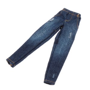 Bothyi - Figura De Mujer A Escala 1/12, Pantalones Vaqueros, Figura De Muñeca, Pantalones Para Figuras De Soldado De 6 Pulgadas, Accs, Agujero Azul