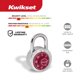 thumbnail image 2 of Candado Kwikset 5 cm 3 dígitos Acero Rojo (1 unidad), 2 of 7