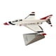 thumbnail image 3 of Modelo De Caza A Escala 1/144, Modelo De Avión De Aleación Fundida A Presión Para Estanterías, Cafeterías, Bares, Color Blanco Plateado., 3 of 5