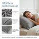 thumbnail image 3 of REGALWOVEN 2 Paquete de Fundas de Almohada de Tela, Fundas de Almohada de Enfriamiento Suave con Cierre de Sobre, Cubriendo Mujeres Hombres, Resistente a Arrugas Duradero Gris B Queen, 3 of 5