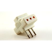 Enchufe Triple Con Proteccion Marfil Rema